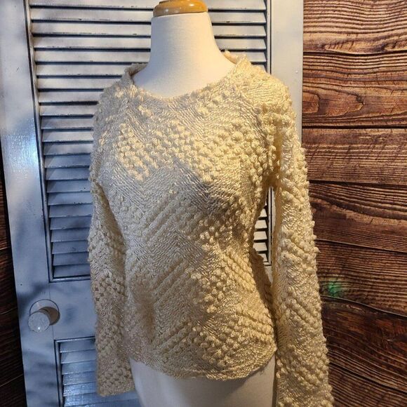 PIT Amsterdam Sz 4 Cream Sweater - Picture 3 of 10